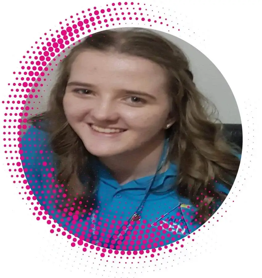 Our Team 81 Abby Irvine, Youth Ambassador at Scottish childhood cancer charity Team Jak.