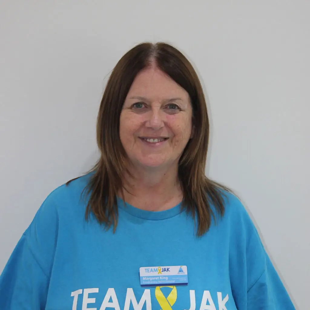 Margaret King, Fundraising Administrator at Scottish childhood cancer charity Team Jak.
