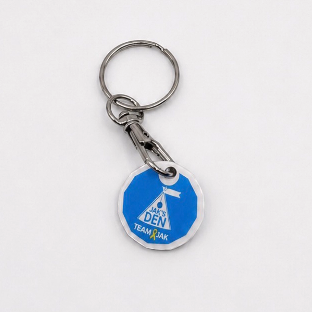 Team Jak Trolley Coin Keyring